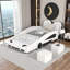 Lit plateforme avec roulettes White-1086184502