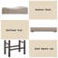 Tabouret de comptoir rembourré Haigh -561035041