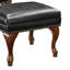 Fauteuil à oreilles et repose-pieds Acker