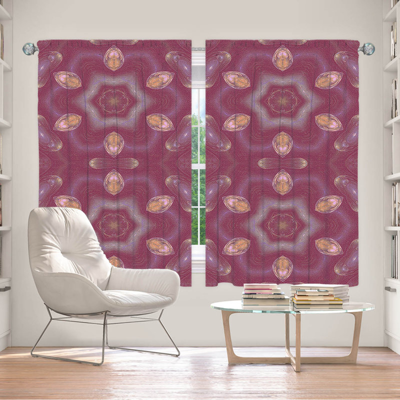 Paire de rideaux obscurcissant en polyester Amryn, L 56 po x L 78 po