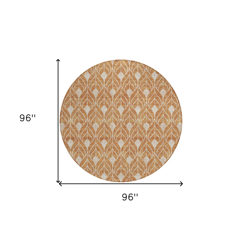 Tapis rond 8 po