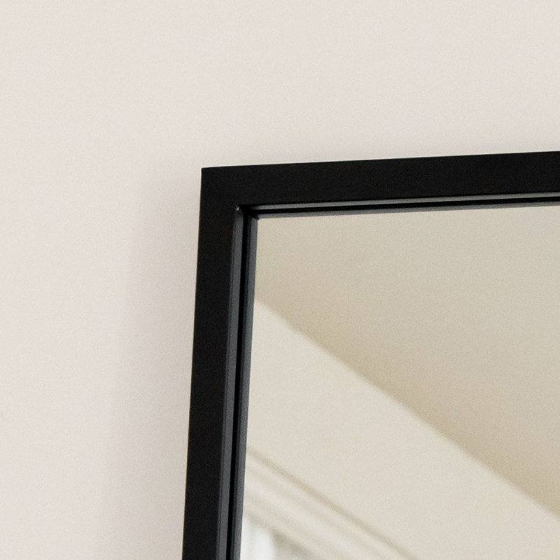 Takara Metal Rectangle Mirror, Black, 70cm x 50cm