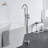 Residentail Freestanding Tub Faucet double Handheld Shower Bathroom Bathtub Faucet-61423198