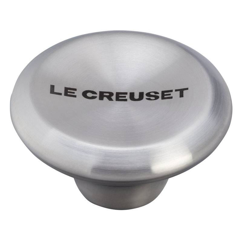 Signature Stainless Steel Knob, 2" W, Stainless Steel