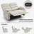 Latitude Run Power Loveseat Recliner, Electric Reclining Sofa with Heat and Vibration-2140110289