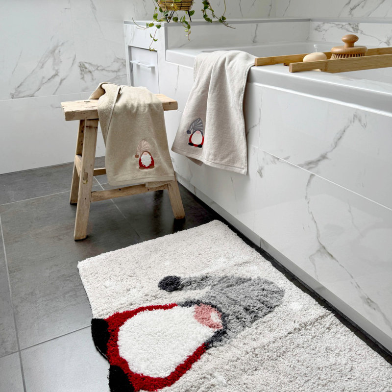 Helenville Bath Towels - Set of 2, Grey