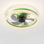 Frauly 19.7 Inch Led Enclosed Low Profile Ceiling Fan With Light-398456505-388880136