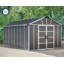 8 ft. W x 11 ft. D Plastic Apex Garden Shed