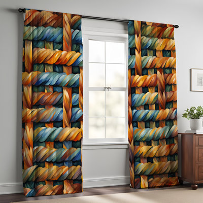 Throop Semi Sheer Curtain Pair