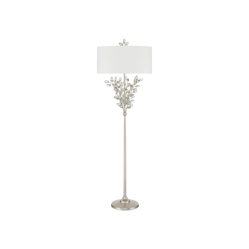 Forget-Me-Not Floor Lamp, Silver