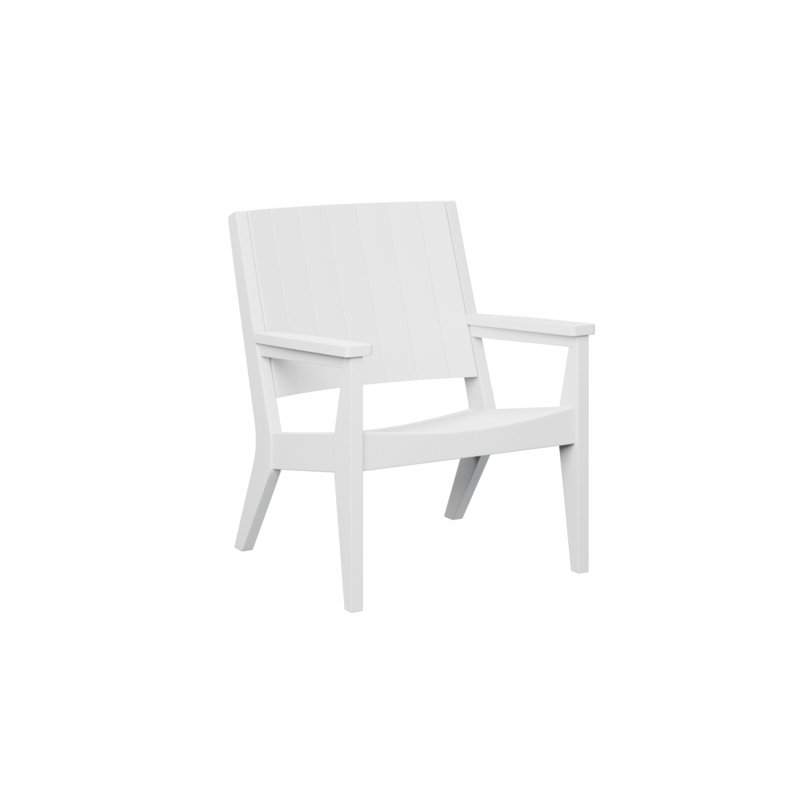 Mayhew Outdoor Chat Chair, White