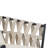 Extendable Dining Table And Chairs Set With Polyester Woven Tape For Stylish Alfresco Gatherings