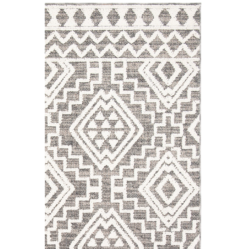 Emestina 800 Performance Southwestern Indoor/Outdoor Area Rug, Square 6'7"