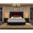 60.4" Tall Corduroy Upholstered King Size Bed Frame with Heat-free Fireplace, Wingback Headboard,Black-109613313-109613316
