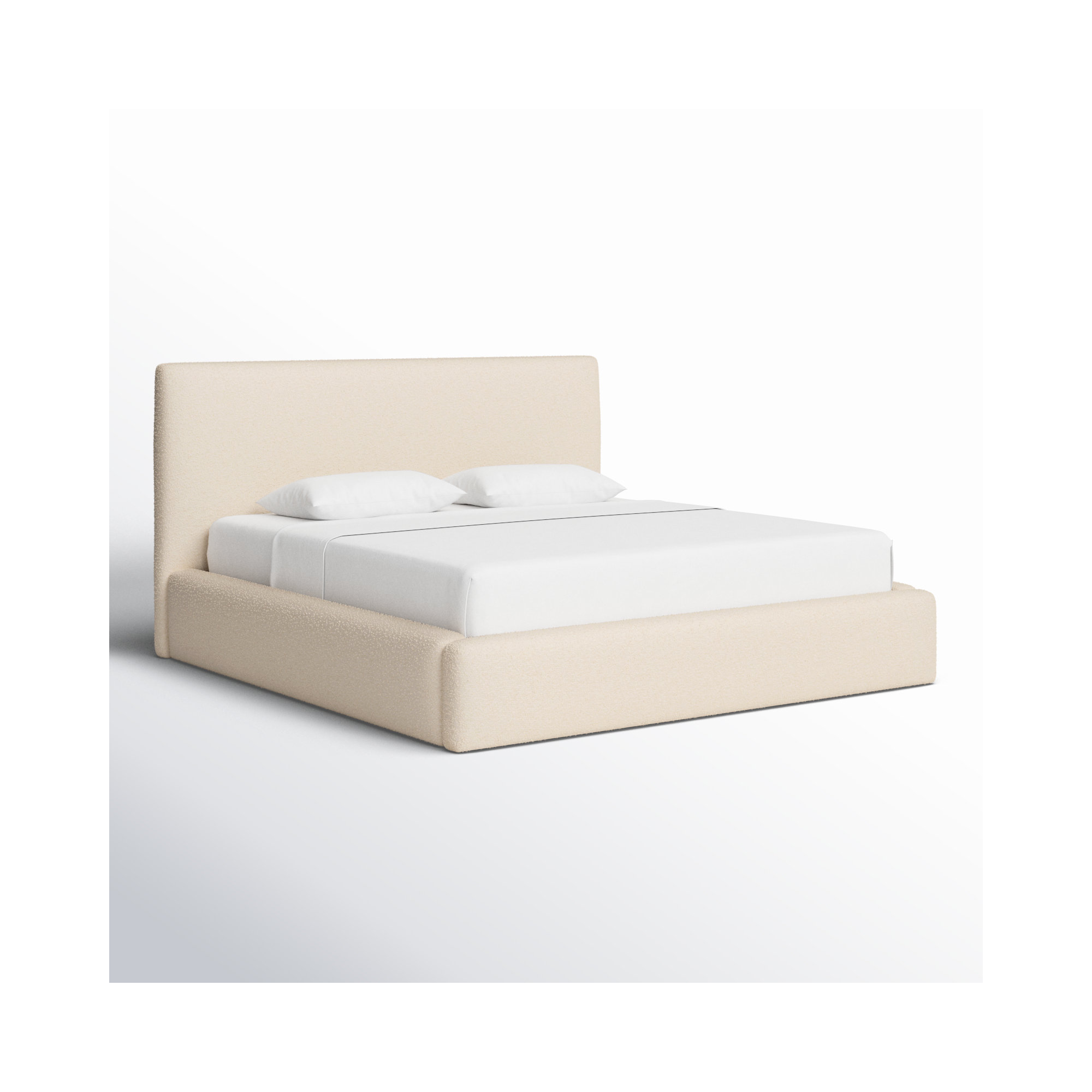 Azar Upholstered Bed, Lisbon Cream, King