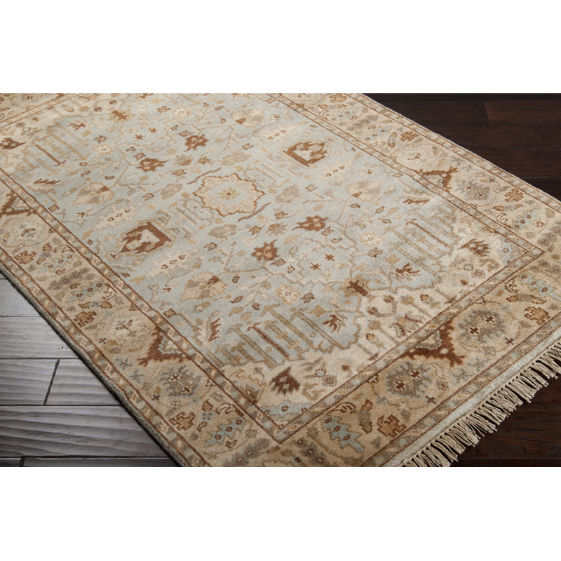 Coleburn Wool Oriental Indoor Rug, Rectangle 2' x 3'