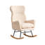 Chaise berçante moderne avec dossier haut et fauteuil berçant Comfort