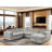 123" Oversized Sectional Sleeper Sofa U Shaped Sleeper Sofa Bed With Pull Out Couch Bed And Storage Chaise-1301046066