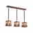 3 - Light Rust Kitchen Island Pendant