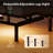 Smart Adjustable Bed Frame With Massage & Memory Foam Mattress - Zero Gravity, Anti-Snore, App Control, USB Charging, 750Lbs Capacity, 4"/8"/12" Height Adjustable-1642553699