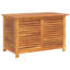 Alpen Home Shirli 90cm W 0L Water Resistant Solid Wood Deck Box in Brown