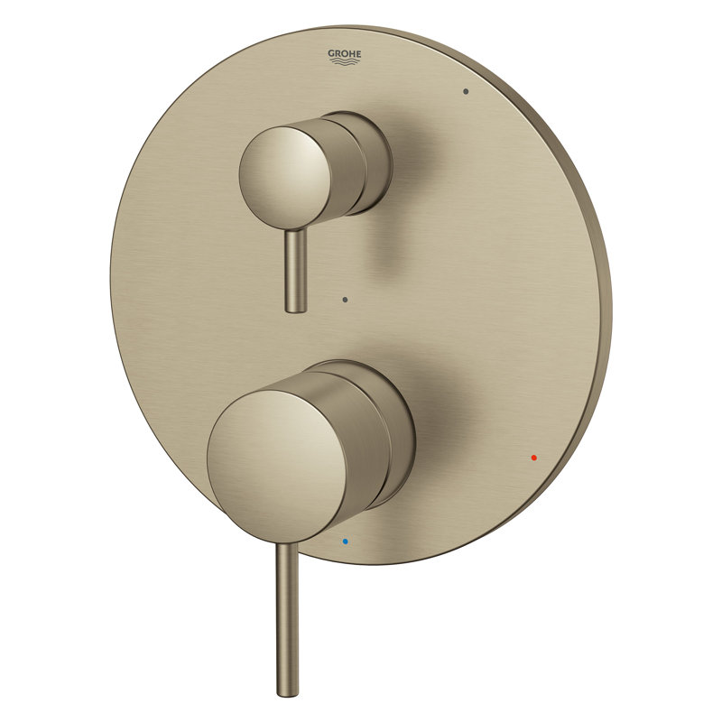 Timeless Pressure Balanced Shower Faucet with Rough-in Valve, Brushed Nickel