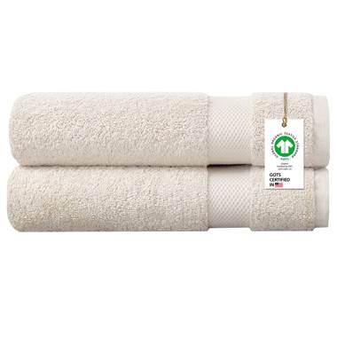 Delara Organic Cotton Luxuriously Plush Bath Towel | GOTS & Oeko-Tex Certified | Premium Hotel Quality Towels | Feather Touch Technology | 650 GSM