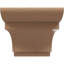 New Brighton cèdre brut grain de bois TimberThane Corbel, apprêté brun clair-88292375