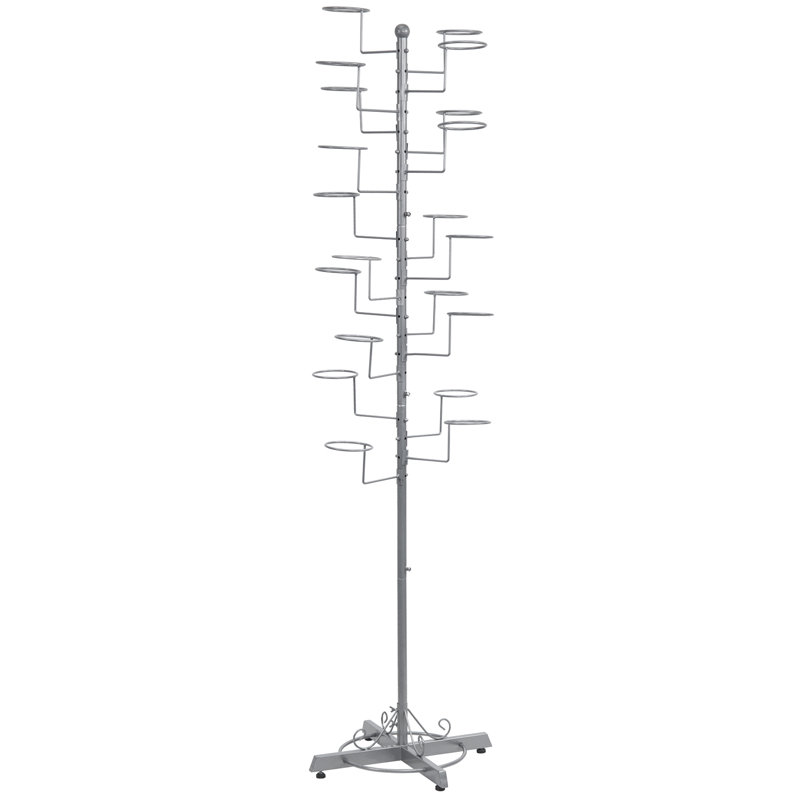 Iron Freestanding 20 - Hook Coat Rack