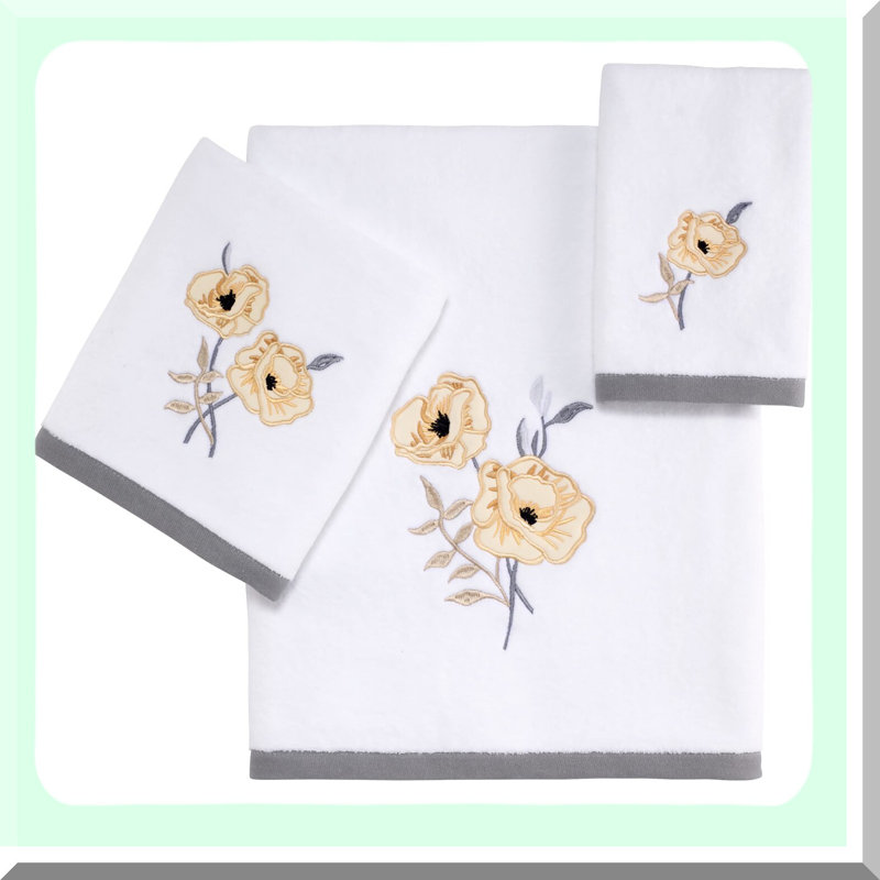 UltraSoft Cotton Towel Trio - Marielle Collection