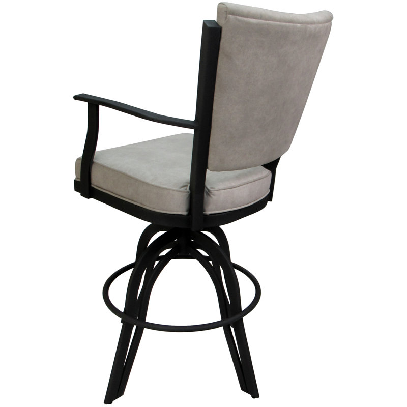Tabourets de comptoir en métal Custom, Noir, Stuc Outlier, Tabouret de comptoir (siège d'une hauteur de 26 p