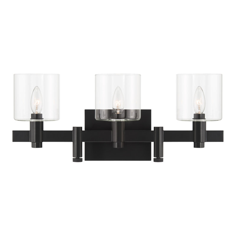 Decato 3 Light Sconce, Black