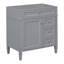 Meuble-lavabo de salle de bain 30 po sans lavabo supérieur, armoire de rangement moderne avec 2 tiroirs et un tiroir basculant-135660453