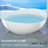 63" Freestanding Solid Surface Bathtub