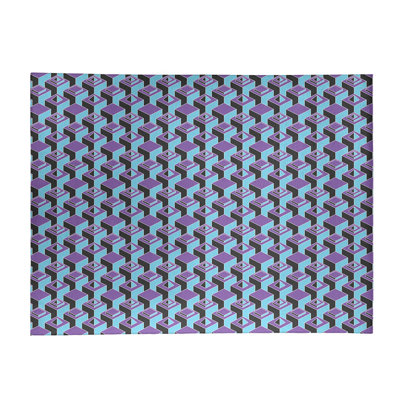 Chenille Geometric Indoor Rug
