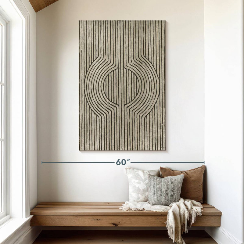 Avery Cedar Grooves IV, 48" H x 32" W