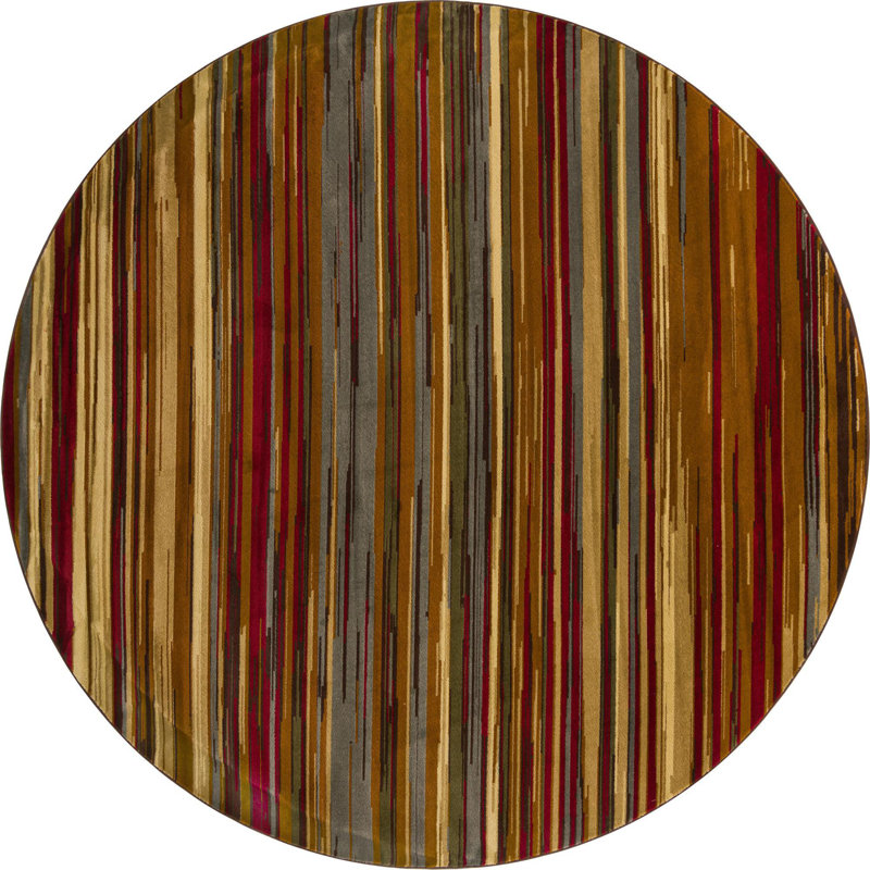 Abstract Indoor Rug, Round 10'