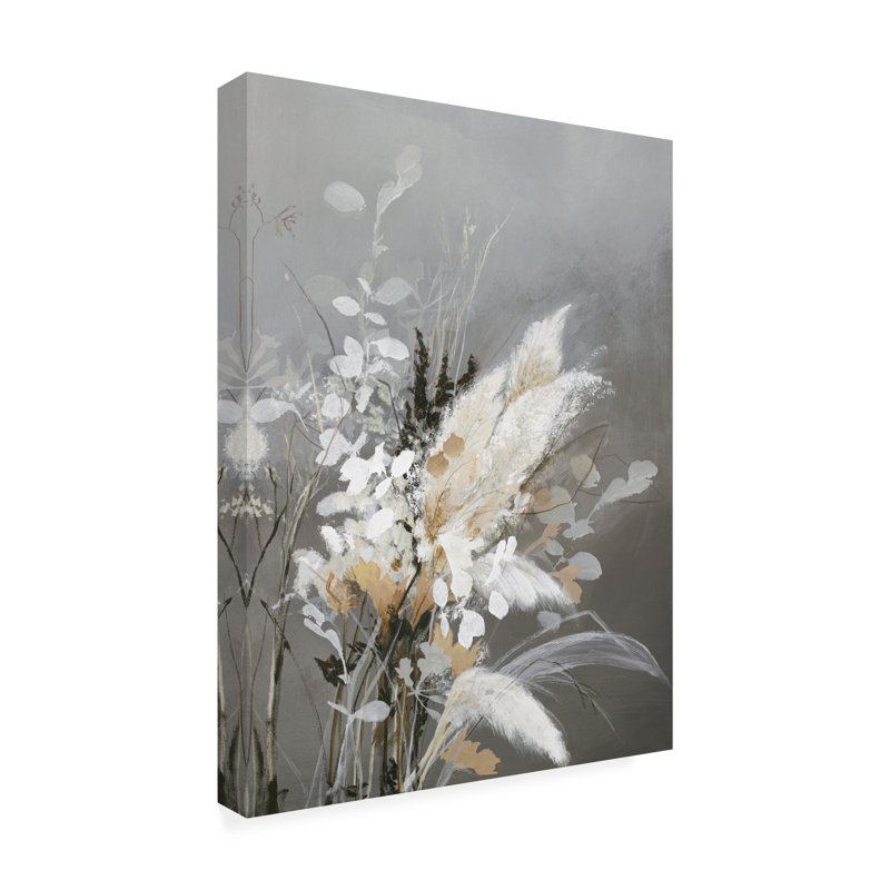 Art mural sur toile tendue - Design Fabrikken «Light Leaves 2» pour décoration de salon, de chambre à coucher ou de bureau - 24 x 32