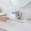 Robinet de salle de bain à un trou avec lumières DEL 3 changements de couleur-115745069
