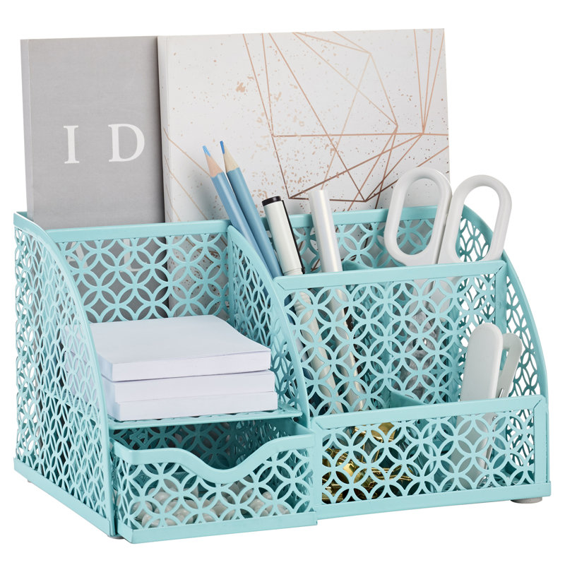 Organisateur de bureau Kalb, Turquoise