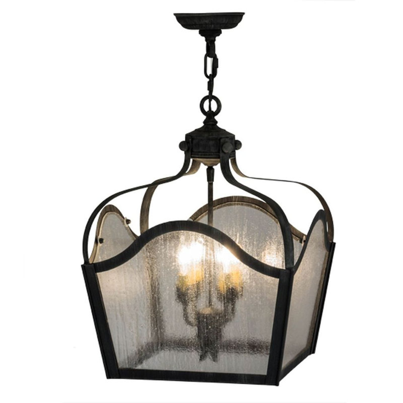 Lustre géométrique unique à 4 lumières Nashoma