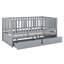 Lit plateforme avec garde-corps et 2 tiroirs-725058180