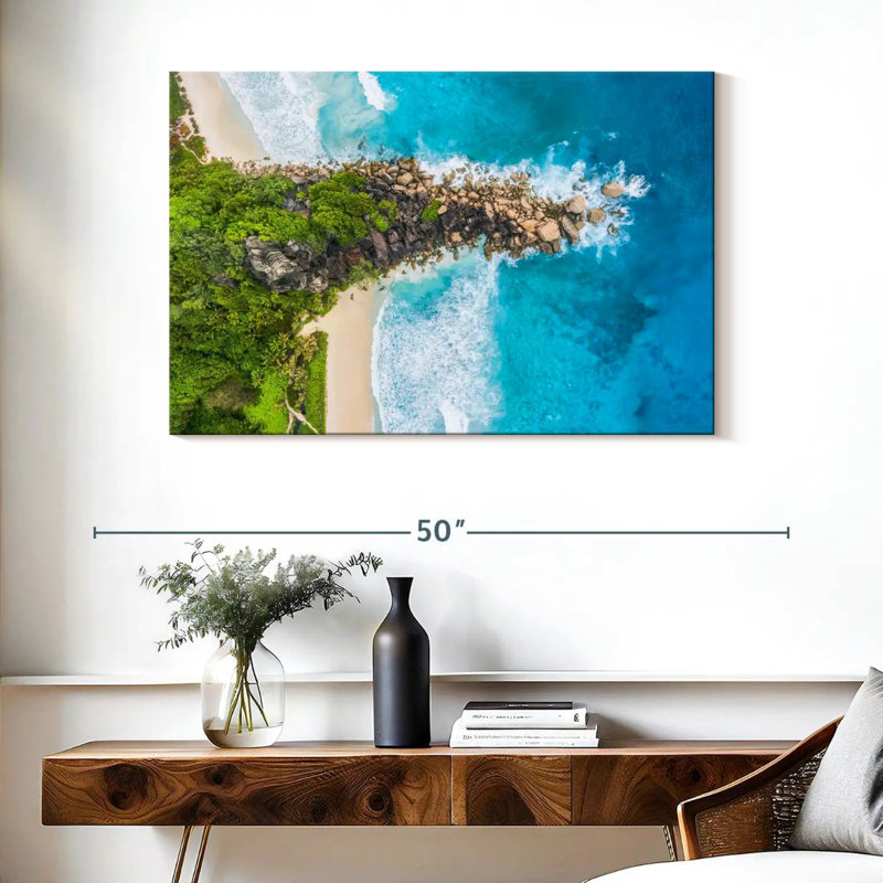 Gillard La Digue Seychelles, H 26 po x l 39 po