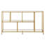 Winthrop Glass Top Console Table-1399148139