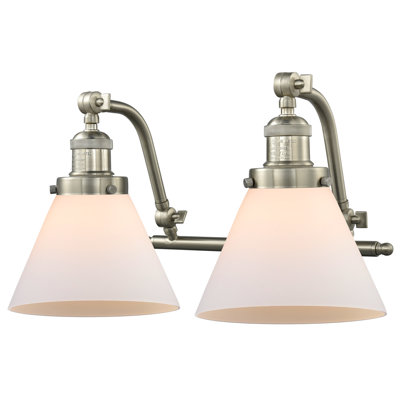 Éclairage pour meuble-lavabo 2 lumières cône Bonomo