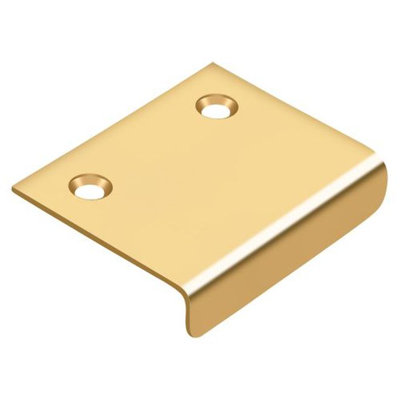 Deltana DCM215CR003 Drawer, Cabinet, Mirror Pull, 2" x 1-1/2" in PVD Polished Brass