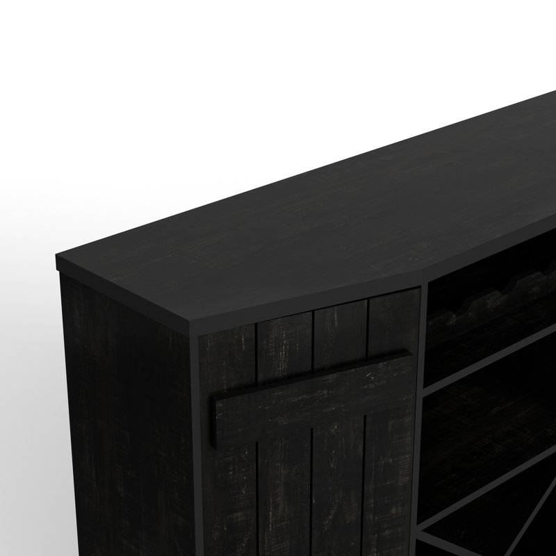 47.24'' Bar Cabinet, Black