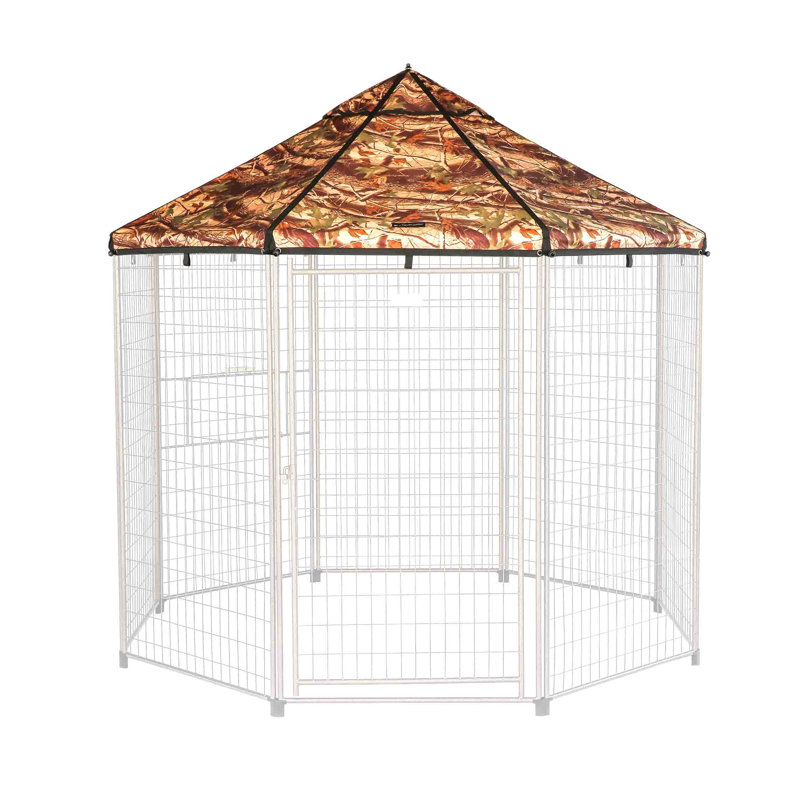 Replacement Canopy for Pet Gazebo Dog Kennel - Dark Forest, Polyester, 96" H x 96" W x 96" D