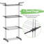 126cm Rolling Clothing Rack-1422465263