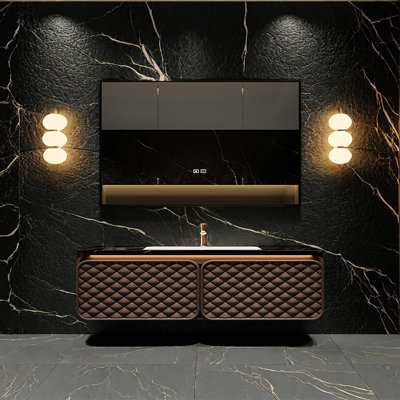Modern light luxury bathroom cabinet